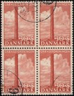 Denmark #B21 Used block of 4 — photo 1