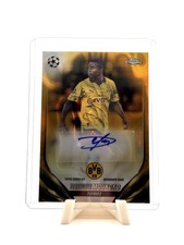 2023-24 Topps Chrome UEFA Youssoufa Moukoko Autograph Borussia Dortmund #CA-YM
