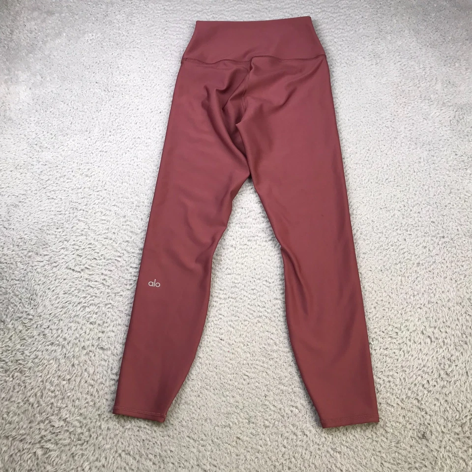 Leggings Aerógrafo Cintura Alta ALO Yoga Mujer S (23x25) Borgoña Trufa *Defecto Foto 3 de 4