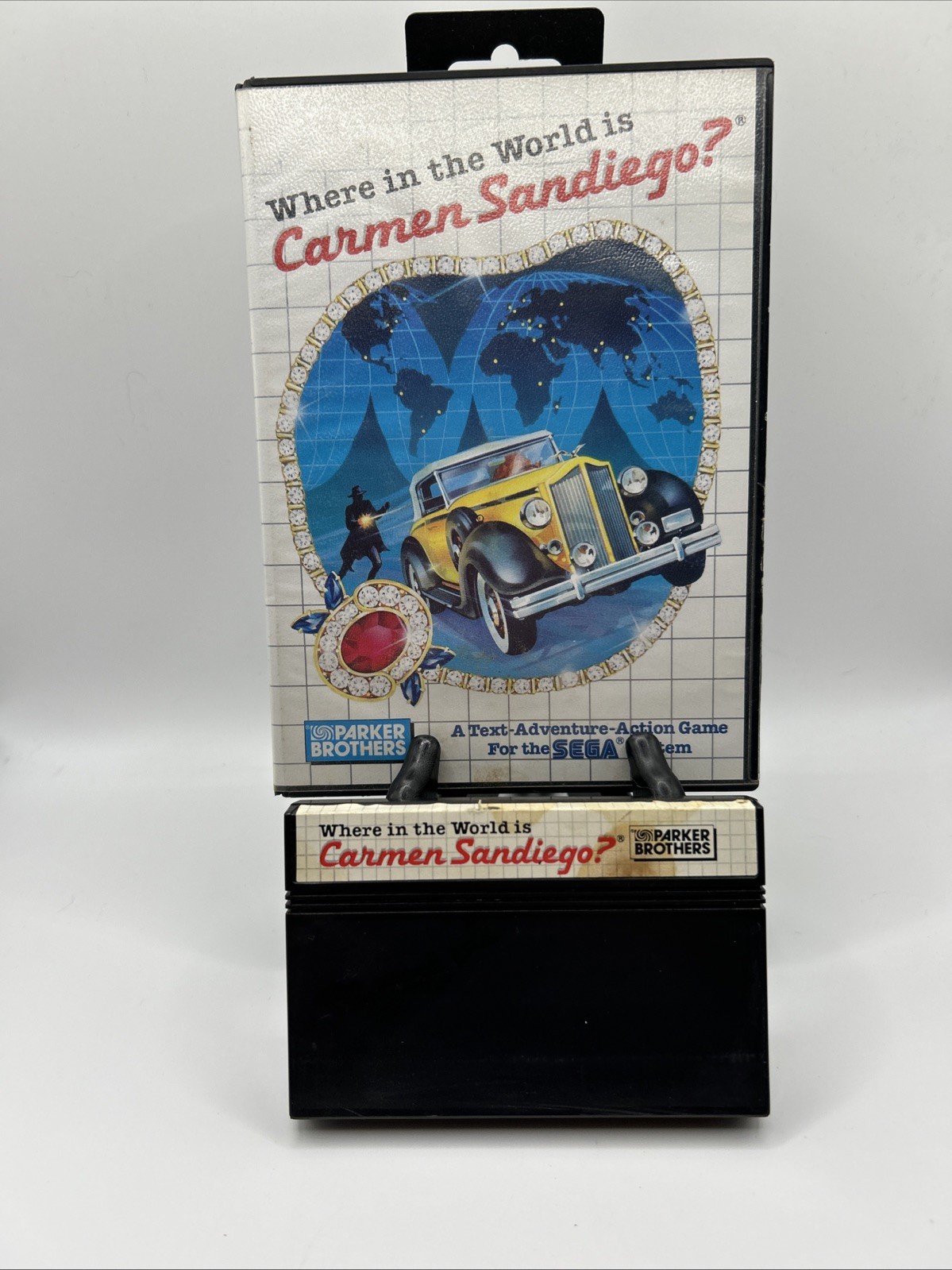 Where in the World is Carmen Sandiego? Sega Master System Game & Case No Manual