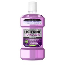 Listerine Total Care Zero Alcohol-Free Mouthwash/Mouth Rinse, Fresh Mint, 1 L