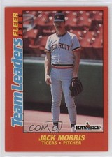 1988 Fleer Kay Bee Toys Team Leaders Box Sets Jack Morris #23 HOF 2k3