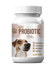 Probiotic for Dogs Soft Chews 60 Chews with Nutritional Probiotics for Digestive