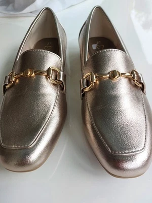 Marco Tozzi Damen Slipper & Mokassin Gr. 37 gold NEU - Bild 1 von 4