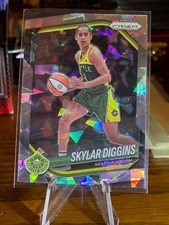 2025 Panini Prizm WNBA Ice Prizms #123 Seattle Storm Skylar Diggins