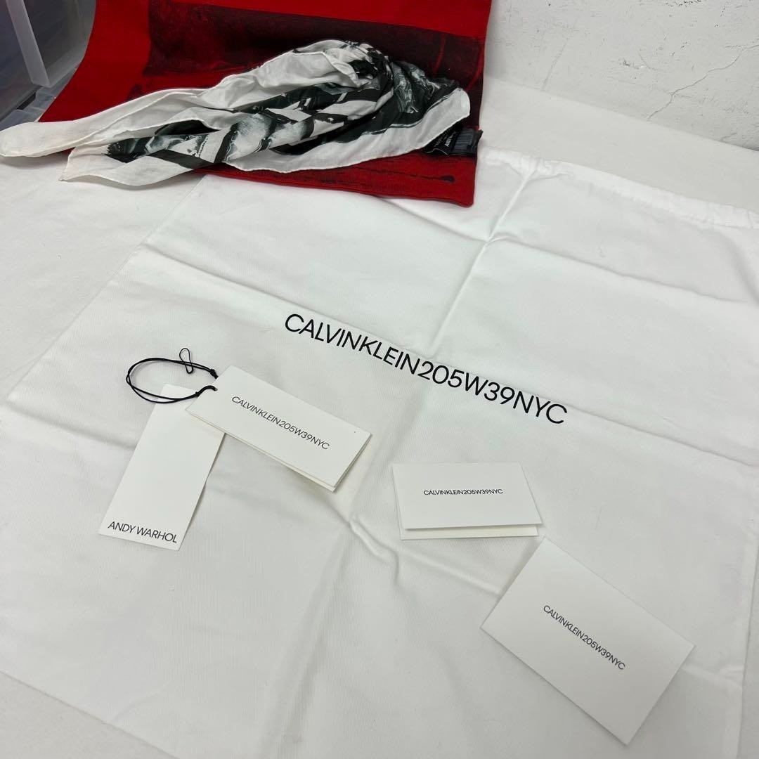 RAF SIMONS Calvin Klein tote bag red rare New image 10