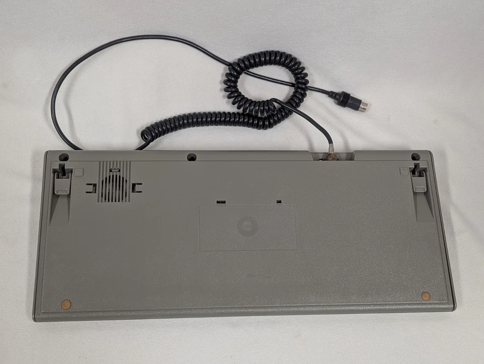 Vtg IBM Model M Industrial Gray Grey 04-12-1988 Clicky Buckling Sprint & Cable - Image 2 of 4
