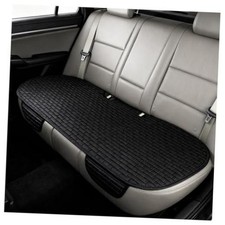 Car Back Seat Cover with Side Pockets,Breathable All-Season Bench Seat Cover
