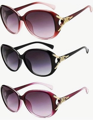 Set of 3 Palshy Sunglasses for Women UV Protection