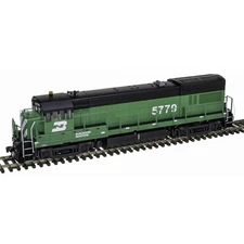 Atlas HO Scale ~ U30B ~ Gold ~ Burlington Northern #5779 ~ DCC Sound ~ 10004278