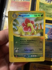 Meganium 53/165 Rara Reverse Holo Expedition Carta Pokemon Italiana Poor Played