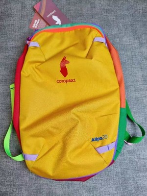 Cotopaxi Allpa 20L Yellow multicolored Travel Pack Del Dia Backpack