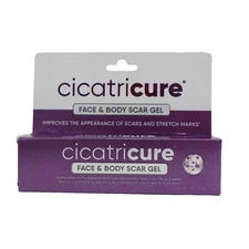 Cicatricure Advanced Scar Gel for Face & Body - Proven Results in 2 Weeks 1 oz