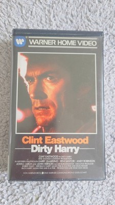 Dirty Harry Warner Home Video VHS FSK 18 Clint Eastwood Kult Action alte Auflage
