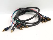 6 ft Stellar Labs SLV Series Component AV Audio Video Cable 5 RCA Connectors RGB
