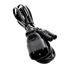 10ft IEC 320 C14 to C7 Power Extension Cord 2P for Computer