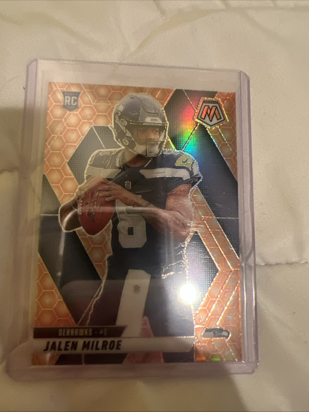 2025 Panini Mosaic Jalen Milroe RC Honeycomb #322