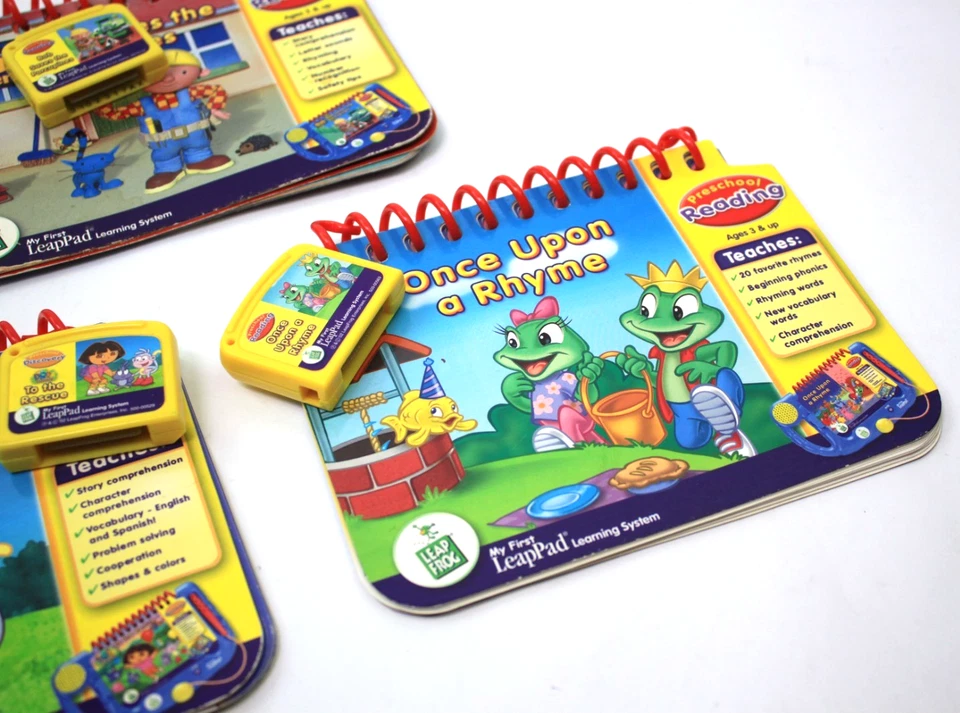 Lot of 6 My First LeapPad Books & Cartridges Dora The Explorer - Bob T.B. & More - Image 4 of 4