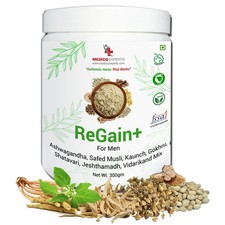 MedicoExperts ReGain+ for Men | Ashwagandha, Musli | 300g, 1 Month