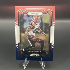Panini 2023 Prizm Chad Johnson #55 Red White & Blue Prizm Bengals