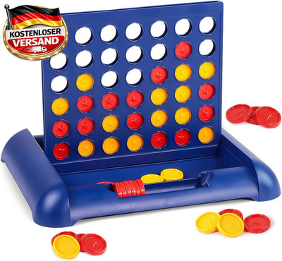 4 in Einer Reihe, Familie Brettspiele Für Kinder 3+ & Erwachsene, Klassisches St