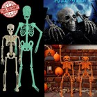 Halloween Human Skeleton Oversized Poseable Full Life Size Decoration Party Prop
