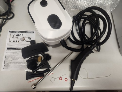 #ad #ad 2500W High Pressure Handheld Steam Cleaner 54oz Tank 3 Level Steamer amp; 15 Tools $70.00