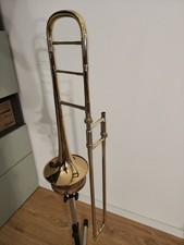 B S Alto Trombone In Mib, Gold Brass Bell