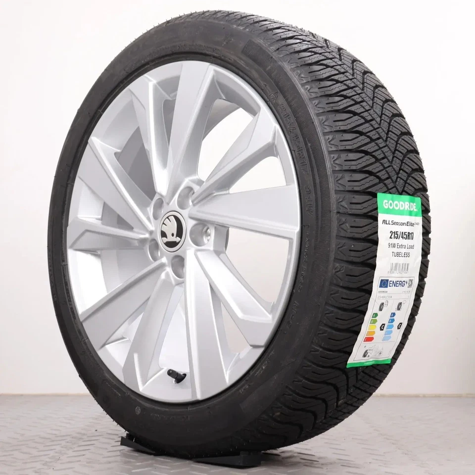 Ganzjahresräder 17 Zoll Skoda Fabia 4 PJ Original Felgen Riegel Allwetterreifen - Bild 3 von 4