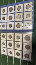 Imagen de Vintage Old Coins Collection - 166 Coins in 2 Albums, Good Condition