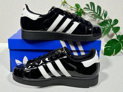 Adidas Superstar II Core Black Cloud White Gold Women's 6.5 JS4009 New