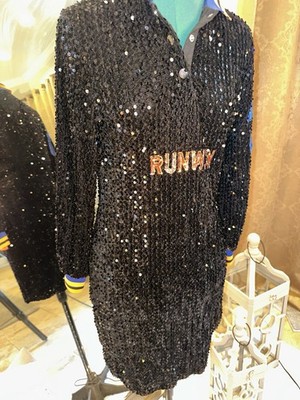 shane justin runway dress Shane Justin Sequin Runway Mini Dress