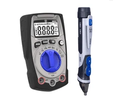 600V True RMS Multimeter with Backlight & MAX/MIN + Dual-Range Non-Contact Volta