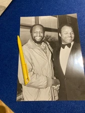 JOHN CONTE  & PEPE   18/25cm PORTRAIT PHOTOGRAPH AT HARLOW