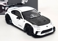 Tsm 1/64 Toyota GR86 Lb Nation White Rhd Tiny Diecast Model Car