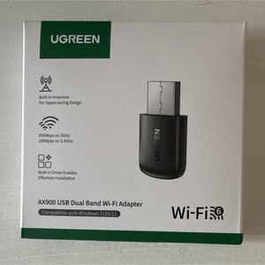UGREEN AX900 USB Dual Band Wi‑Fi 6 Adapter USB 2.0 900 Mbps Built-in Driver