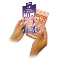 10 Pleasure Coupons for Him Book