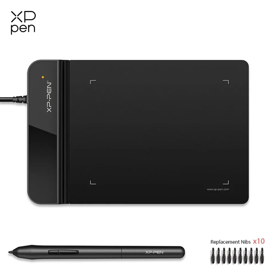 G430S Drawing Tablet 4x3in with Stylus for Windows Mac Graphic Design Pad UK - Image 2 of 4