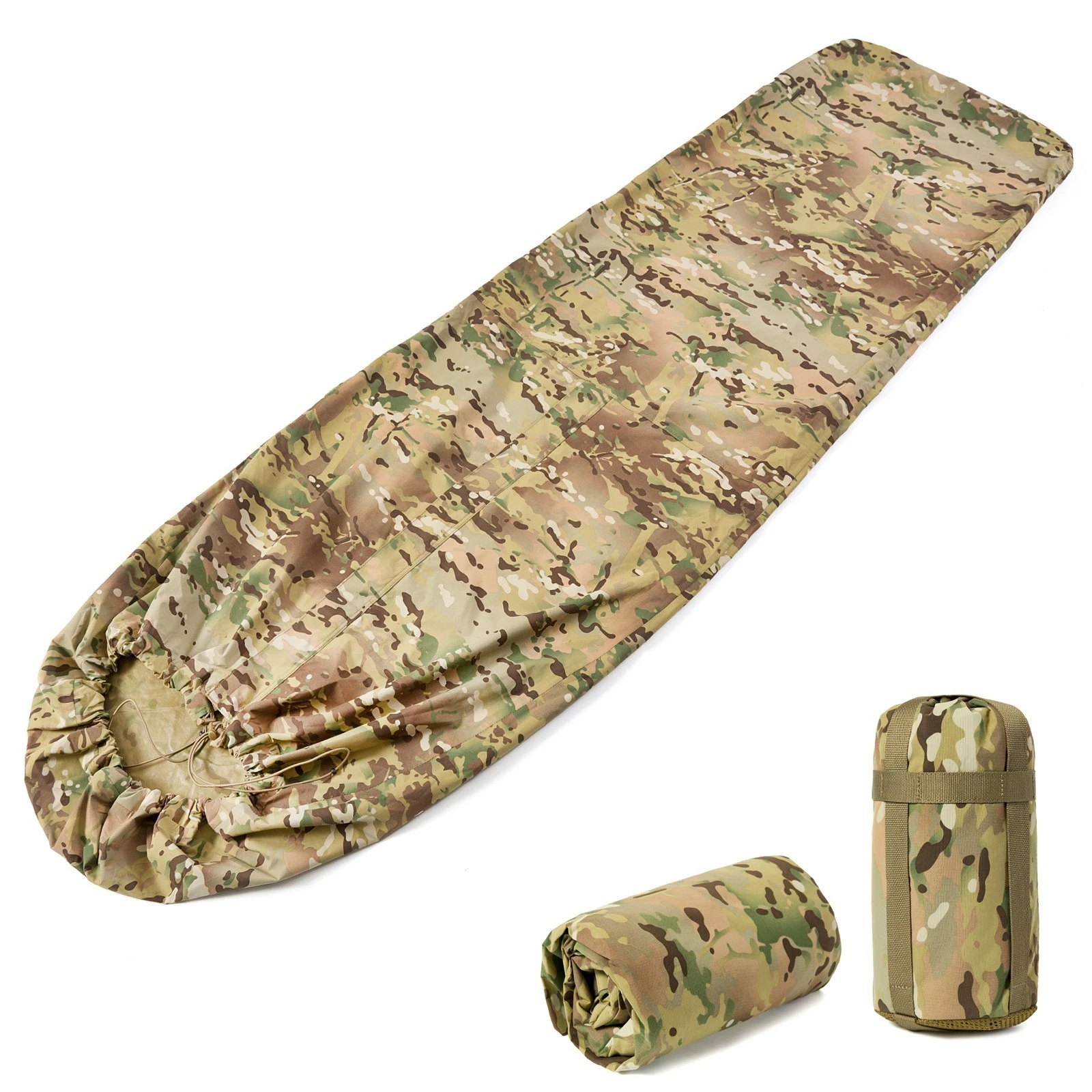 MT Military Nanovee Bivy Cover –Lightweight Modular Sleeping Shell, 3-Season Use