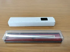 Vintage Day-Timer Ball Point Twist Pen Silvertone & Gold Trim with Box