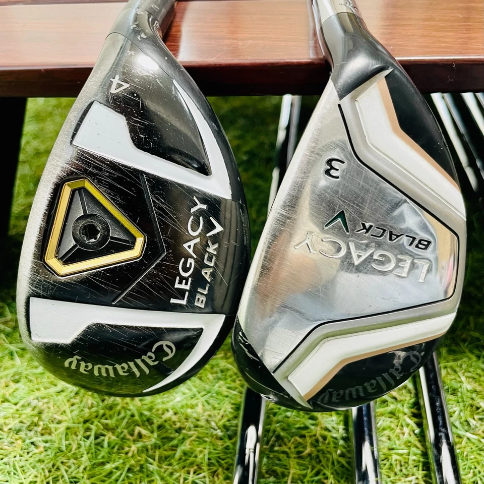 Callaway Legacy Black Fullset 1w3w34hy Irons 5-9P 11Pics Clubs 1w small dent - Image 3 of 4
