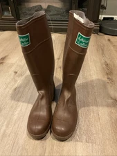 Northerner by Servus - Tall Rubber Rain Boot - Brown - Men’s Size 9