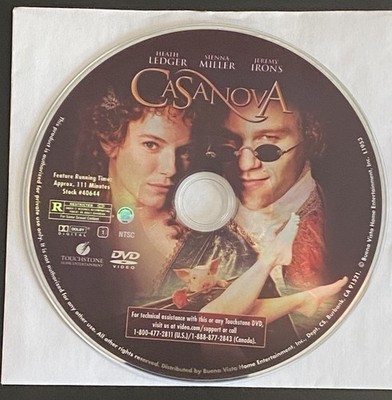  NEUER CASANOVA (2005) - DVD Disc Nur Im Weißen Papiersleeve / Kein Etui