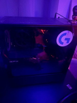 CyberPowerPC Gaming Desktop Ryzen 5 3600, RX 580, 16GB RAM, 240GB SSD, Win11