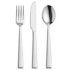 Stainless steel cutlery set, 3-piece for 1 person