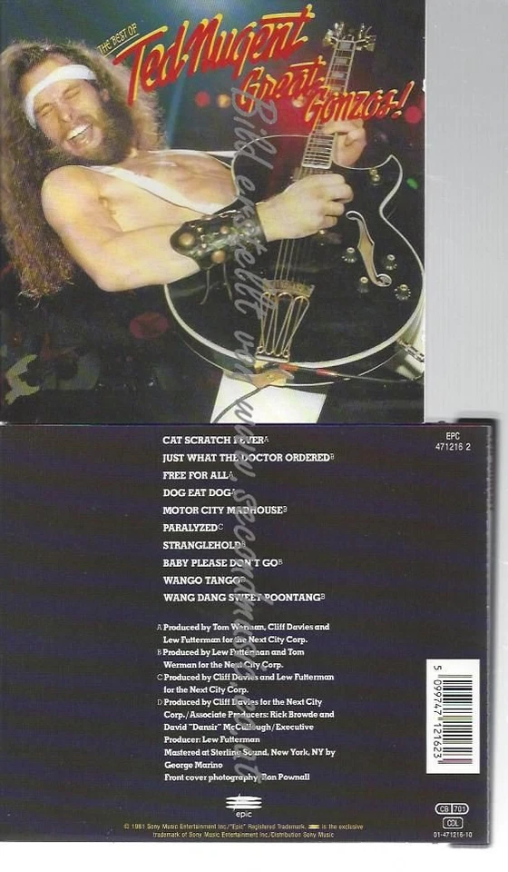 CD--TED NUGENT--    GREAT GONZOS- THE BEST OF TED NUGENT - Bild 1 von 1