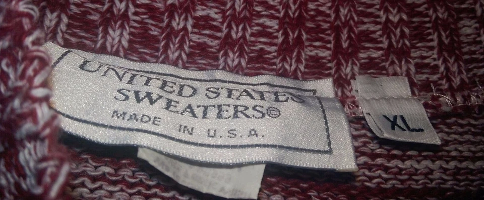 Suéteres de Estados Unidos Mujeres Suéter Camisa Top Talla XL X Grande Rojo Blanco Rayas Foto 2 de 3