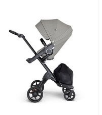 stokke footmuff grey melange