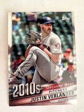 2020 Topps Series 2 Justin Verlander ( Astros ) Decades' Best Chrome #DBC-91