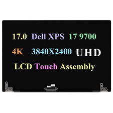 A  GENUINE DELL XPS 17 9700 COMPLETE SCREEN ASSEMBLY 0TVD8G 17  4K Touch Screen